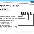 방폭기기 표기법 (규격별)