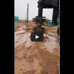 인버터 오거드릴 동영상 싱가폴 차이공항 현장 auger drill inverter movie site