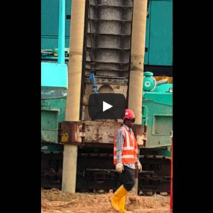 인버터 오거드릴 활용한 굴착작업 using the inverter auger drill