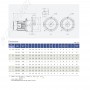 현대 기어드 모터 Combi형 Vertical Type