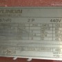 65KW 2P 440V 60HZ IP44 B3B5 명판