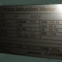 80KW(107HP) 4P 440V 60HZ IP44 V1 명판